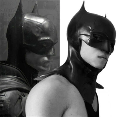 2022 The Batman Cosplay Máscara Máscaras Látex Casco Adulto Disfraz Fiesta Accesorios Nuevo Foto 1 de 4