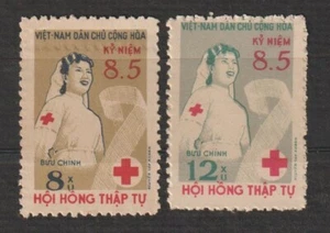 1960 North Vietnam Stamps Viet Nam Red Cross Scott # 124-125 MNH        - Picture 1 of 1
