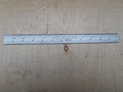 STARRETT 12" COMBINATION SQUARE RULE , 4R , USA - Image 1 of 4