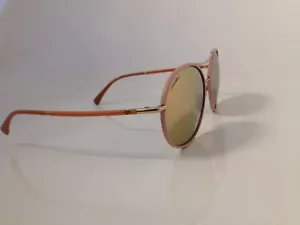 CHANEL 4228-Q c.395/2Y 56-17 140 3N women's sunglasses pink round aviator - Picture 1 of 7