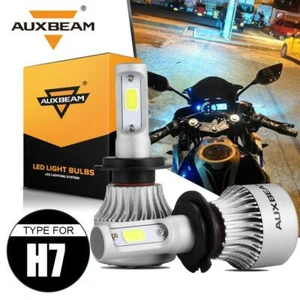 Kit de bombillas de faros LED para motocicleta AUXBEAM H7 haz alto/bajo 72W 6000K blanco HID - Imagen 1 de 12