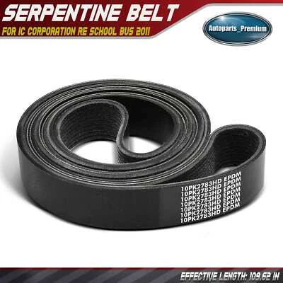Cinto serpentina resistente 109,62" para IC Corporation RE School Bus 2011 L6 7,6L - Imagem 1 de 4