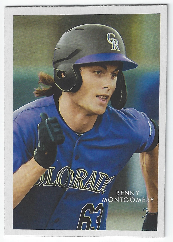 BENNY MONTGOMERY 2022 TOPPS HERITAGE MINOR LEAGUE 1953 REPRINT STARS CARD #15 - Image 1 of 1