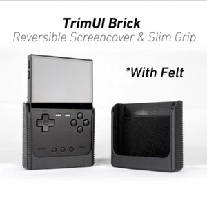 TrimUI Brick Reversible Screen Cover Slim Chin Grip Felt Screen Protector - Picture 1 of 8
