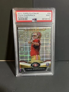 ⭐️ 2011 Topps Platinum Colin Kaepernick #59 PSA 9 RC Xfractor 49ers 🔥Rookie - Picture 1 of 2