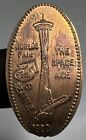 1962 Seattle Worlds Fair Elongated Penny The Space Age Copper Coin 1C