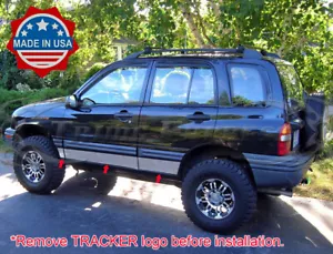 1999-2004 Chevy/Geo Tracker 4Dr Rocker Panel Trim Body Side Molding 6Pc 6" - Picture 1 of 2