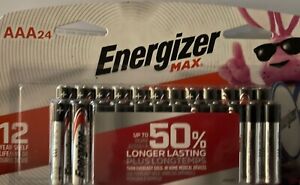 ENERGIZER MAX AAA BATTERIES - 24 COUNT