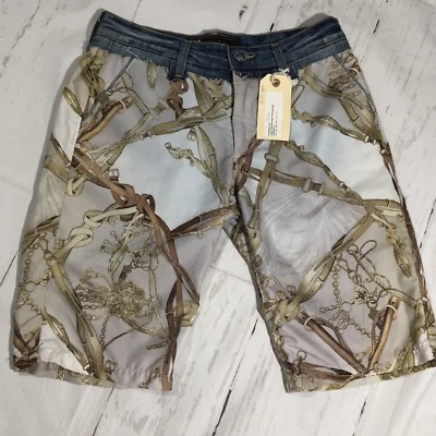 Pantalones Cortos Jean Stone Craft Denim y Nylon Talla 27 Nuevos  Foto 1 de 4