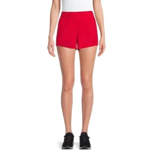 Women's Athletic Works RED Running Shorts 5" Inseam w/Liner M,L,XL,2X,3X #C4 - Picture 1 of 2