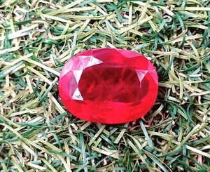 Special Big Offer 100 Ct EGL Certified Red Topaz Oval Cut Loose Gemstone UVE - Picture 1 of 8
