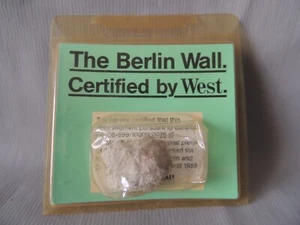 The Berlin Wall Certified by West 1989 - Picture 1 of 9