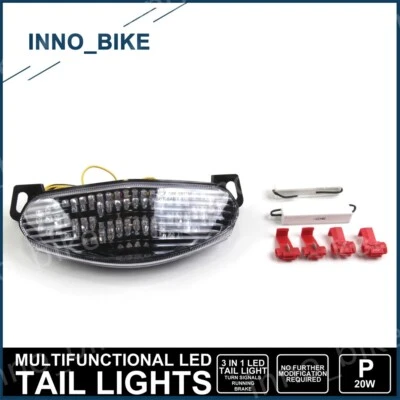 Светодиодный задний фонарь тормозной сигнал поворота для Kawasaki Ninja 650R ER-6N ER-6F 2009 2010 - Изображение 1 из 4