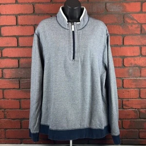 Copper & Oak Navy Blue Woman's Pullover Sweatshirt 1/4 zip XXL - Picture 1 of 7