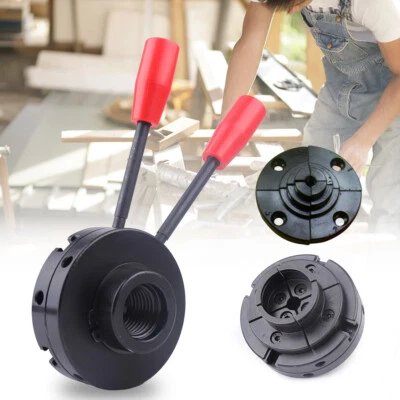 MARKENLOS 4-Backen Spannfutter Vier-Backenfutter selbstzentrierend M18/M33 Drechselbank DE