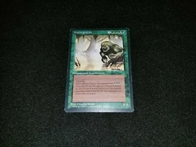 MTG 1x Revised green rare HP German FBB Force of Nature - ships w/ tracking - Image 1 of 2