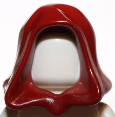 Lego Dark Red Hood Minifig Headgear - Image 1 of 2