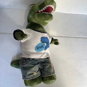 Build A Bear Workshop Dinosaur Kid's Green 17-inch Animal Stuffed Soft Plush Toy - Picture 1 of 11