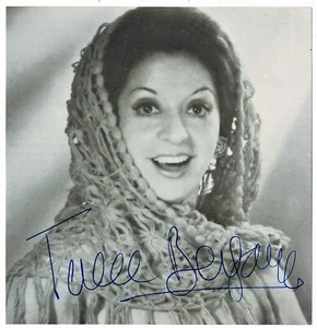 Teresa Berganza Autograph on Photo. CoA. - Picture 1 of 2