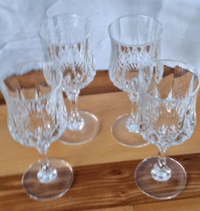 Wine Glasses Crystal d'Arquer(2782Tote8) Long Champ Clear 7" Glasses - Picture 1 of 13