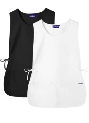 Sivvan Unisex Cobbler Apron Adjustable Waist Ties 2 Deep front pockets (2 Pack) - Image 1 of 4