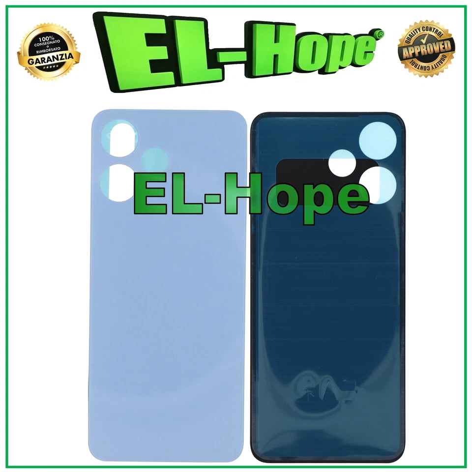 SCOCCA COPRI BATTERIA PER XIAOMI REDMI NOTE 12R 23076RA4BC CASE POSTERIORE BLU - Immagine 1 di 1