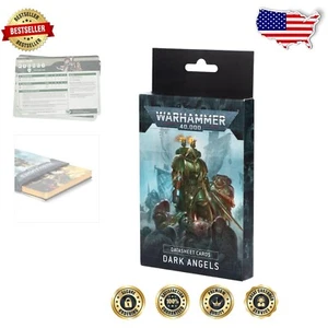 Premium Dark Angels Gaming Cards - 20 Compact Datasheets with Gold Edges - Picture 1 of 4