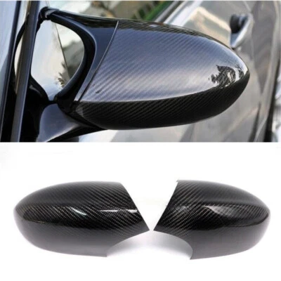 REAL CARBON FIBER SIDE MIRROR COVER CAPS FOR 2008-2013 BMW E90/E92/E93 M3 Foto 1 de 4