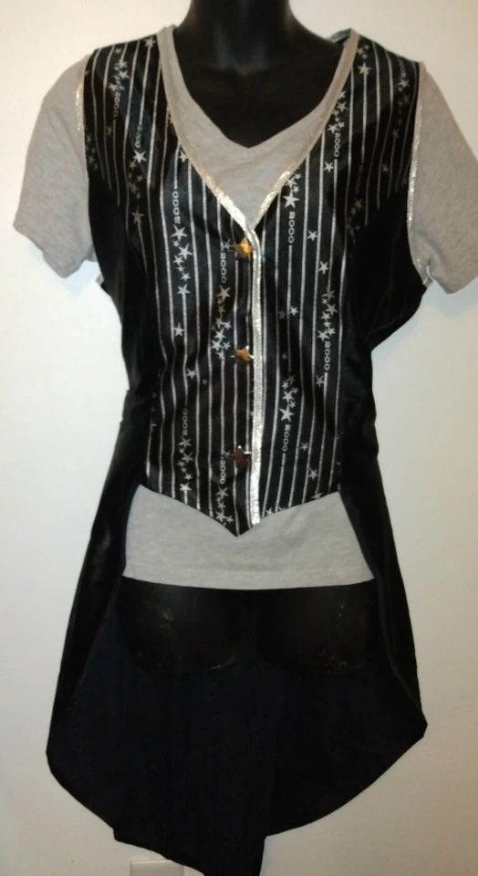 Konfetti Tailcoat Костюм Волшебник Ringmaster Взрослый Большой Хэллоуин   - Изображение 1 из 4