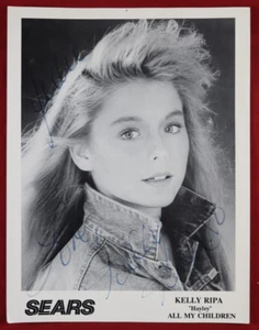 Foto autógrafa firmada por Kelly Ripa 8x10 "Hayley" todos mis hijos - Imagen 1 de 2