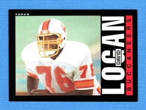 1985 Topps #173 David Logan EXMT Buccaneers