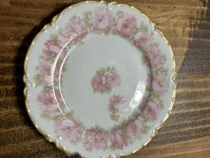 SELTENE HAVILAND LIMOGES DROP ROSE PINK 7,5" GERÄUSCHTER SERVIERTELLER keine Chips - Bild 1 von 3