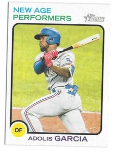 2022 Heritage ADOLIS GARCIA Intérpretes de la Nueva Era - TEXAS RANGERS - #NAP-17 - Imagen 1 de 1
