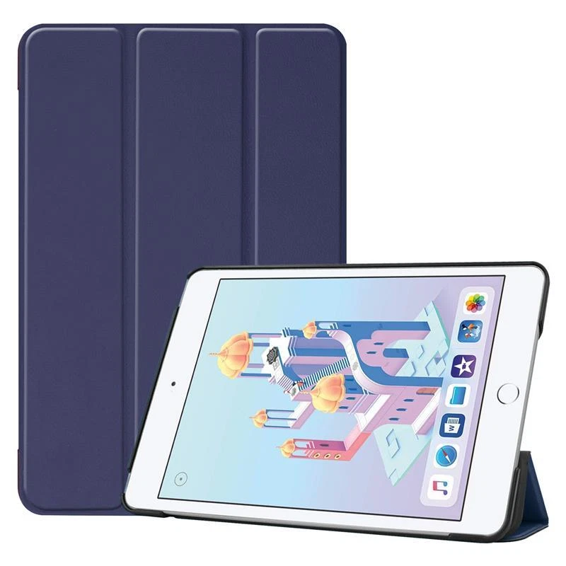 Smart Case for iPad mini 4th 5th Generation Leather Stand Cover Magnetic Sleep - Image 1 of 4