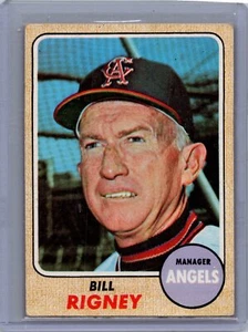 1968 Topps Baseball Card #416 Bill Rigney Fair - Picture 1 of 2