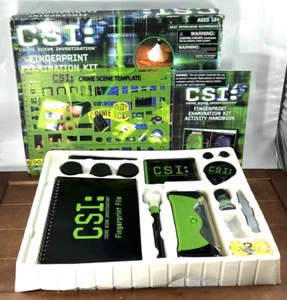 CSI Fingerprint Examination Kit 2005, Open/Never Used - Missing 1 Ink Bottle - Picture 1 of 9