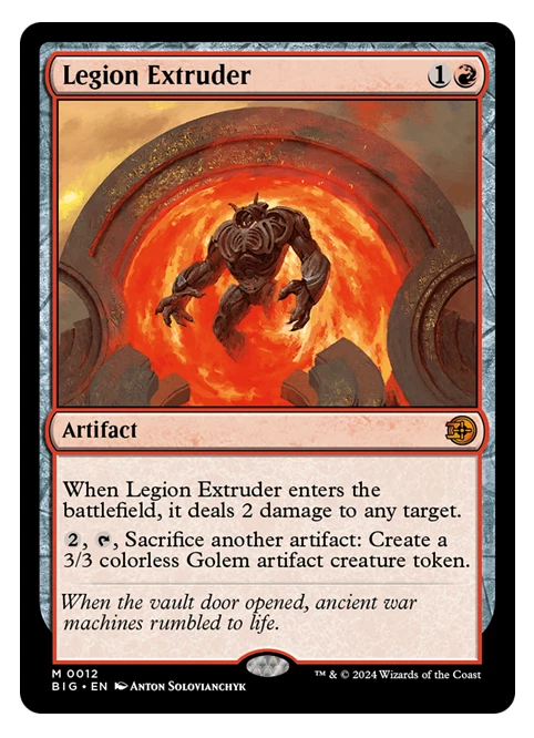 MTG - Legion Extruder - Mythic Artifact - Thunder Junction Big Score (BIG) M/NM - Image 1 of 1