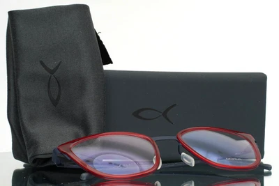 BLACKFIN BF845 Maryport 854 Red Navy Womens Eyeglasses 51-20-145 B:41 - Image 1 of 4