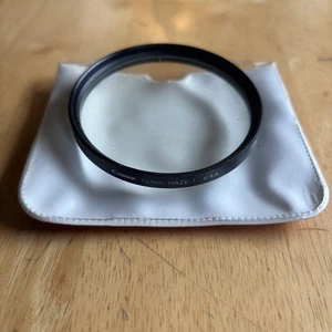 Vintage Canon 72mm HAZE-1 USA Camera Lens Filter Clear - Picture 1 of 3