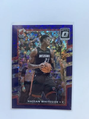 2017-18 Panini Donruss Optic Fast Break Purple Prizm /155 Hassan Whiteside #80 - Image 1 of 2