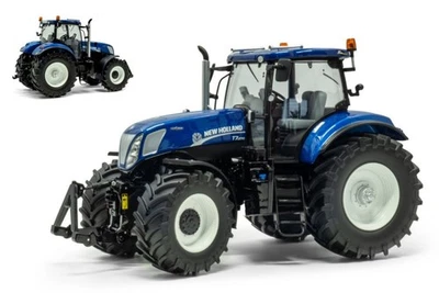MODELLINO AGRICOLO STATICO ROS TRATTORE NEW HOLLAND T7.270 BLU SCALA 1:32 - Immagine 1 di 4