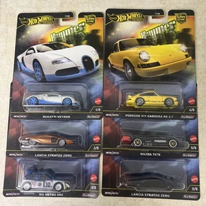 Hot Wheels - 2024 Car Culture Case F - Hammer Drop w/ CHASE (Full Set of 6 Cars) - Picture 1 of 8
