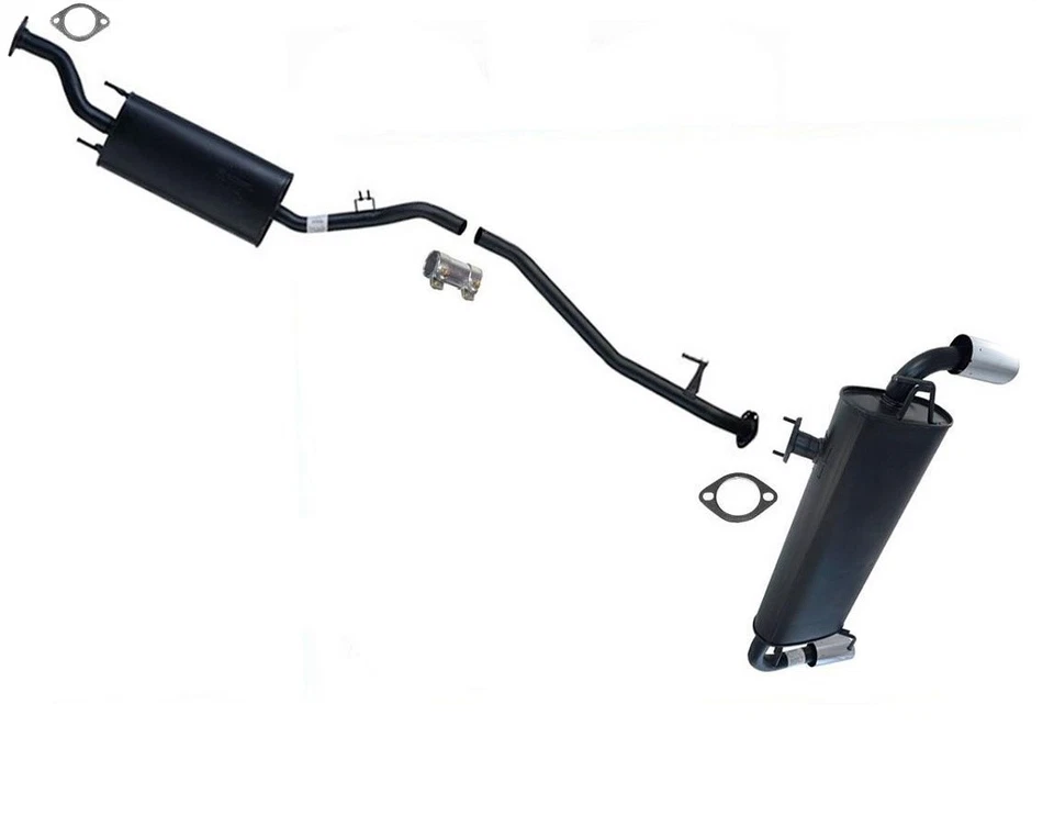 Silenciador Medio Tubo Silenciador Trasero con Puntas Cromadas para Nissan Murano 2009-2012 Foto 1 de 4