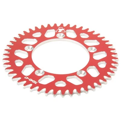 Piñón trasero de aluminio Tusk 47T rojo para KTM 65 SX HUSQVARNA TC65 GAS MC65 Foto 1 de 2