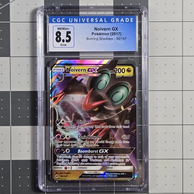Noivern GX Miscut Error CGC 8.5 NM/Mint Pokemon Card 99/147 - Image 1 of 4