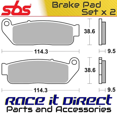 Тормозные колодки для INDIAN SCOUT 1000 SIXTY ABS 2016-2017 передние V-Twin SBS - Изображение 1 из 4