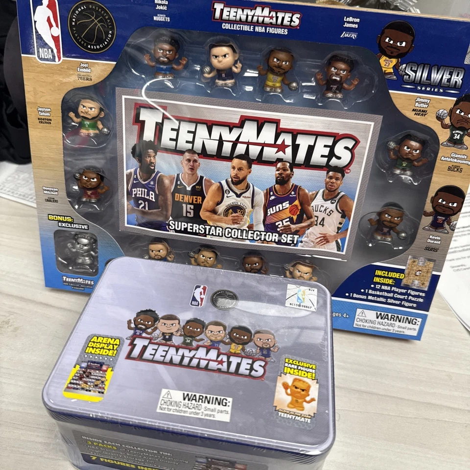 Juego de figuras de jugadores superestrella de la NBA TeenyMates coleccionables y coleccionista TIN Foto 1 de 1