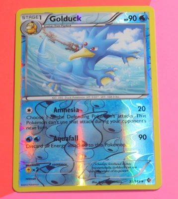 Golduck 35/149 Boundaries Crossed Reverse Holo Pokemon - Image 1 of 2