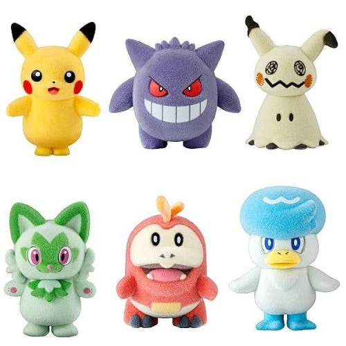 Pokemon Pokemofu Serie Vol. Figura difusa flocada de 6 Bandai de 3 pulgadas Foto 1 de 1