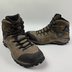 Stivali da trekking impermeabili Merrell Phaser Peak da uomo taglia 14 pelle marrone Vibram - Foto 1 di 11